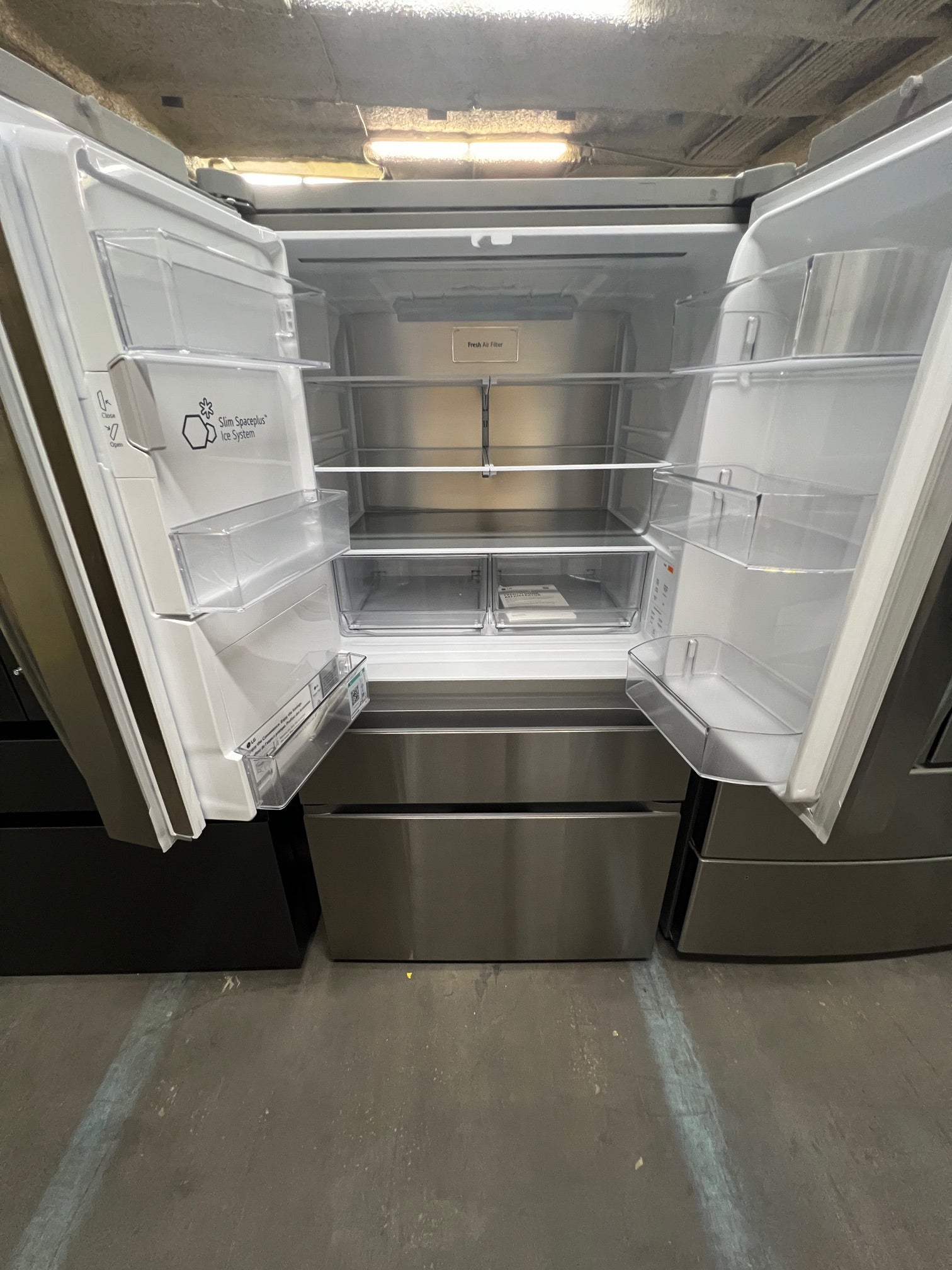LG 29 cu. ft. SMART Standard Depth MAX French Door Refrigerator Stainless Steel